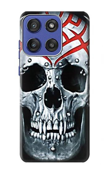 S0223 吸血鬼 スカル タトゥー Vampire Skull Tattoo Motorola Moto G Stylus 5G (2025), Edge 60 Stylus バックケース、フリップケース・カバー