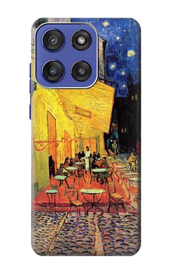 S0929 夜のカフェテラス フィンセント・ファン・ゴッホ Van Gogh Cafe Terrace Motorola Moto G Stylus 5G (2025), Edge 60 Stylus バックケース、フリップケース・カバー