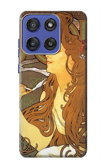 S0969 アルフォンス・ミュシャ Alphonse Mucha Job Motorola Moto G Stylus 5G (2025,2026), Edge 60 Stylus バックケース、フリップケース・カバー