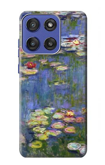 S0997 クロード・モネ 睡蓮 Claude Monet Water Lilies Motorola Moto G Stylus 5G (2025,2026), Edge 60 Stylus バックケース、フリップケース・カバー