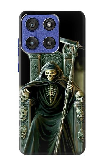 S1024 スケルトンキング Grim Reaper Skeleton King Motorola Moto G Stylus 5G (2025,2026), Edge 60 Stylus バックケース、フリップケース・カバー