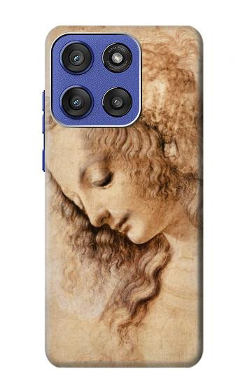 S1045 レオナルドダヴィンチ女性の頭 Leonardo da Vinci Woman's Head Motorola Moto G Stylus 5G (2025,2026), Edge 60 Stylus バックケース、フリップケース・カバー