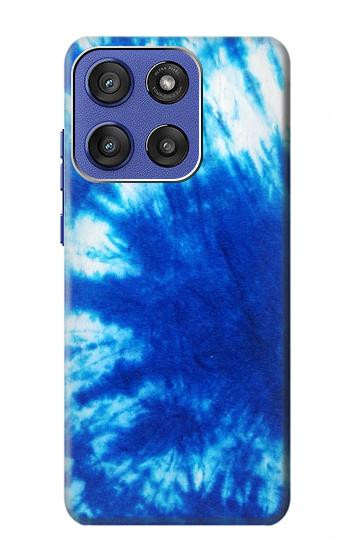 S1869 絞り染めブルー Tie Dye Blue Motorola Moto G Stylus 5G (2025,2026), Edge 60 Stylus バックケース、フリップケース・カバー