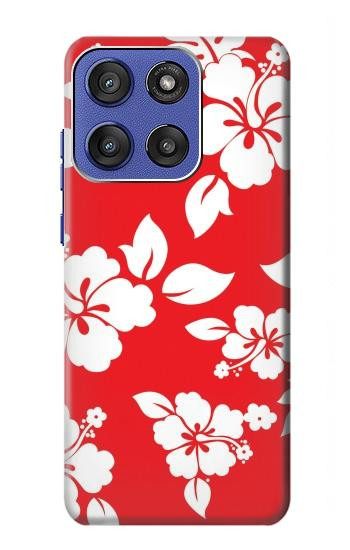 S1949 ハワイのハイビスカス柄 Hawaiian Hibiscus Pattern Motorola Moto G Stylus 5G (2025), Edge 60 Stylus バックケース、フリップケース・カバー