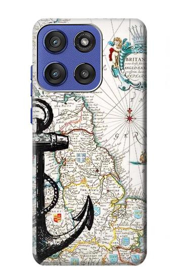 S1962 海図 Nautical Chart Motorola Moto G Stylus 5G (2025,2026), Edge 60 Stylus バックケース、フリップケース・カバー