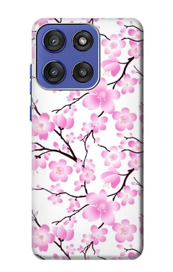 S1972 さくら桜 Sakura Cherry Blossoms Motorola Moto G Stylus 5G (2025,2026), Edge 60 Stylus バックケース、フリップケース・カバー