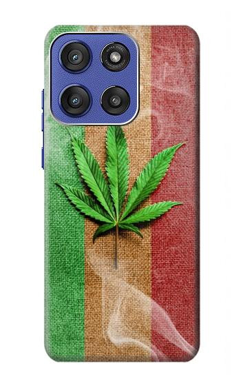 S2109 マリファナラスタ旗 Smoke Reggae Rasta Flag Motorola Moto G Stylus 5G (2025), Edge 60 Stylus バックケース、フリップケース・カバー