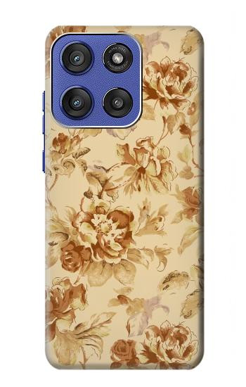 S2180 ヴィンテージ花のパターン Flower Floral Vintage Pattern Motorola Moto G Stylus 5G (2025,2026), Edge 60 Stylus バックケース、フリップケース・カバー