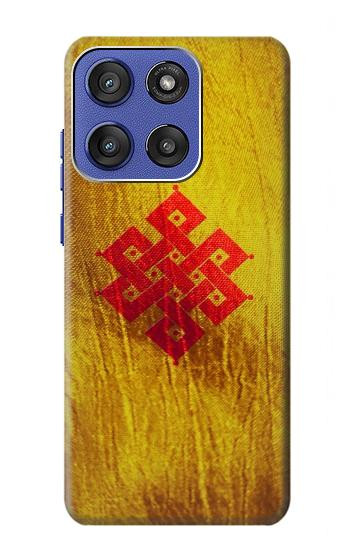 S2318 永遠の結び目ユニティ仏教 Eternal Knot Unity Buddhist Spiritual Meditation Sign Motorola Moto G Stylus 5G (2025), Edge 60 Stylus バックケース、フリップケース・カバー