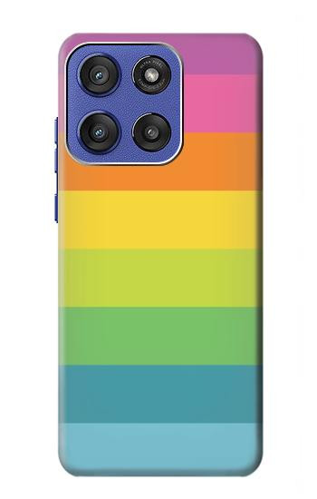 S2363 レインボー柄 Rainbow Pattern Motorola Moto G Stylus 5G (2025), Edge 60 Stylus バックケース、フリップケース・カバー