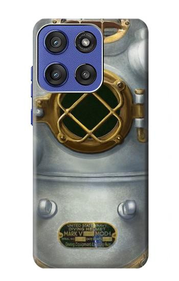 S2646 ヴィンテージ深海ダイビングヘルメット Vintage Deep Sea Diver Helmet Motorola Moto G Stylus 5G (2025,2026), Edge 60 Stylus バックケース、フリップケース・カバー