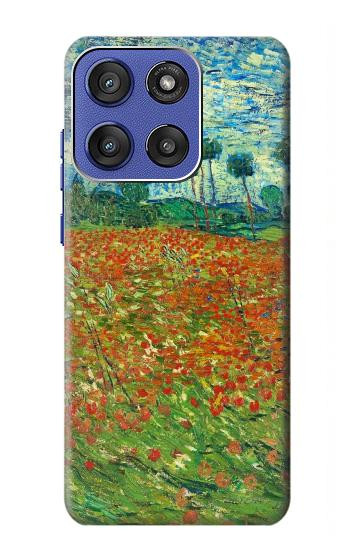 S2681 フィールドポピーのヴィンセント・ヴァン・ゴッホ Field Of Poppies Vincent Van Gogh Motorola Moto G Stylus 5G (2025), Edge 60 Stylus バックケース、フリップケース・カバー