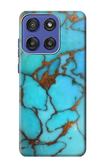 S2685 アクアターコイズ宝石グラフィックプリント Aqua Turquoise Gemstone Graphic Printed Motorola Moto G Stylus 5G (2025), Edge 60 Stylus バックケース、フリップケース・カバー