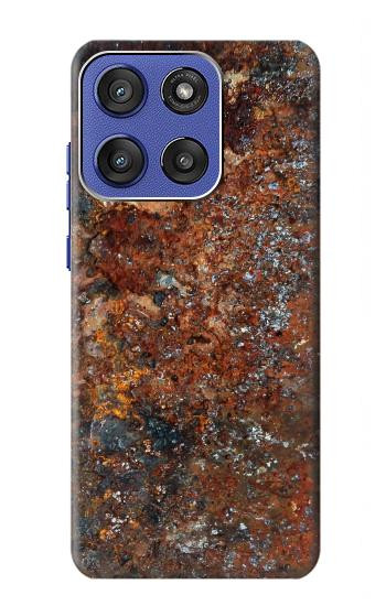 S2714 錆鋼テクスチャグラフィックプリント Rust Steel Texture Graphic Printed Motorola Moto G Stylus 5G (2025), Edge 60 Stylus バックケース、フリップケース・カバー