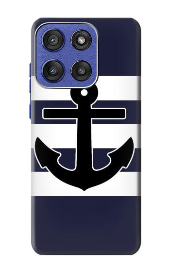 S2758 アンカーネイビー Anchor Navy Motorola Moto G Stylus 5G (2025,2026), Edge 60 Stylus バックケース、フリップケース・カバー
