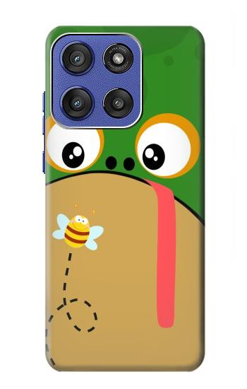 S2765 かわいいカエル ハチ 漫画 Frog Bee Cute Cartoon Motorola Moto G Stylus 5G (2025,2026), Edge 60 Stylus バックケース、フリップケース・カバー