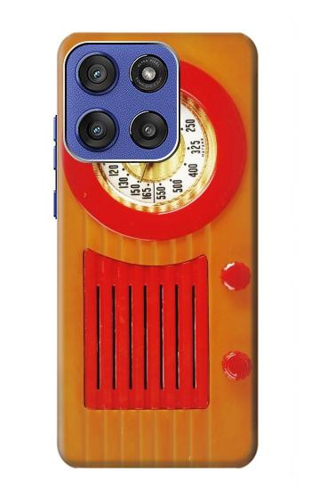 S2780 ヴィンテージオレンジベークライトラジオ Vintage Orange Bakelite Radio Motorola Moto G Stylus 5G (2025), Edge 60 Stylus バックケース、フリップケース・カバー