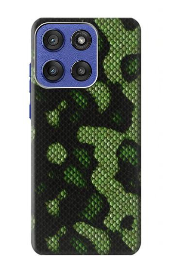 S2877 グリーンスネークスキン グラフィックプリント Green Snake Skin Graphic Printed Motorola Moto G Stylus 5G (2025,2026), Edge 60 Stylus バックケース、フリップケース・カバー