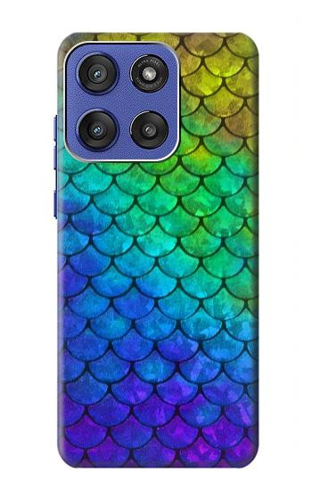 S2930 人魚のスケール Mermaid Fish Scale Motorola Moto G Stylus 5G (2025), Edge 60 Stylus バックケース、フリップケース・カバー