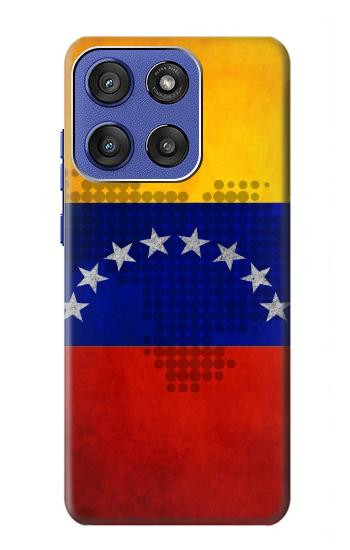 S2974 ベネズエラサッカー Venezuela Football Soccer Map Flag Motorola Moto G Stylus 5G (2025), Edge 60 Stylus バックケース、フリップケース・カバー