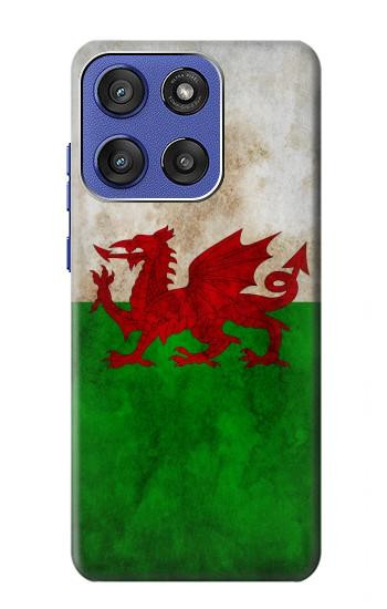 S2976 ウェールズサッカー Wales Football Soccer Red Dragon Flag Motorola Moto G Stylus 5G (2025,2026), Edge 60 Stylus バックケース、フリップケース・カバー