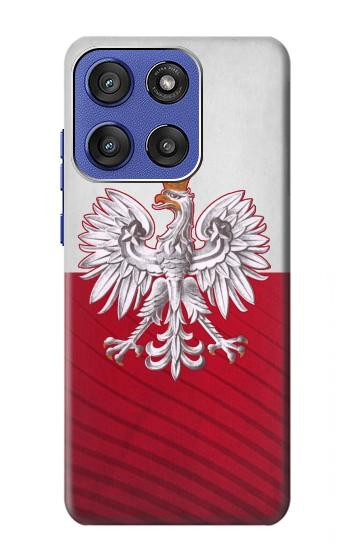 S3005 ポーランドサッカー Poland Football Soccer Flag Motorola Moto G Stylus 5G (2025,2026), Edge 60 Stylus バックケース、フリップケース・カバー