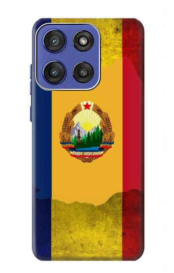 S3021 ルーマニアの旗 Romania Flag Motorola Moto G Stylus 5G (2025), Edge 60 Stylus バックケース、フリップケース・カバー