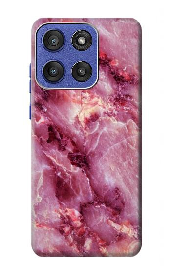 S3052 ピンクの大理石のグラフィックプリント Pink Marble Graphic Printed Motorola Moto G Stylus 5G (2025), Edge 60 Stylus バックケース、フリップケース・カバー