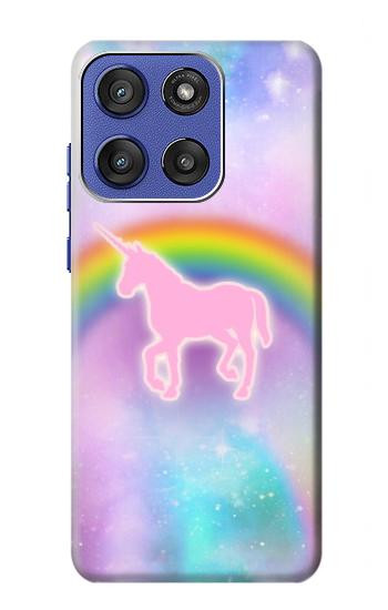 S3070 レインボーユニコーンパステル Rainbow Unicorn Pastel Sky Motorola Moto G Stylus 5G (2025), Edge 60 Stylus バックケース、フリップケース・カバー