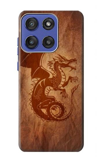 S3086 レッド・ドラゴン Red Dragon Tattoo Motorola Moto G Stylus 5G (2025,2026), Edge 60 Stylus バックケース、フリップケース・カバー