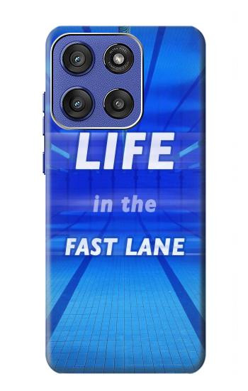 S3136 ファストレーンの生活 スイミングプール Life in the Fast Lane Swimming Pool Motorola Moto G Stylus 5G (2025,2026), Edge 60 Stylus バックケース、フリップケース・カバー