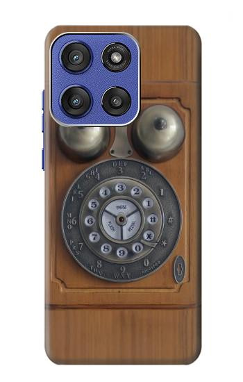 S3146 アンティークウォールレトロ電話 Antique Wall Retro Dial Phone Motorola Moto G Stylus 5G (2025,2026), Edge 60 Stylus バックケース、フリップケース・カバー