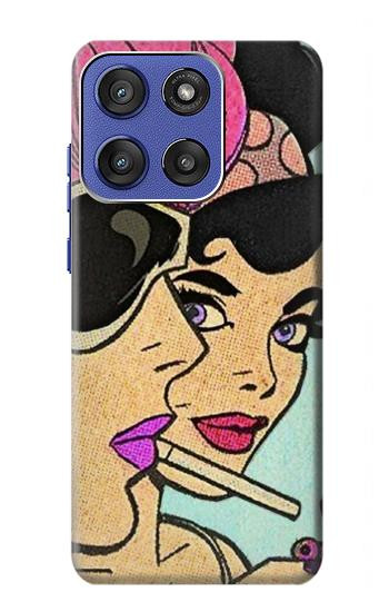 S3171 女の子のポップアート Girls Pop Art Motorola Moto G Stylus 5G (2025,2026), Edge 60 Stylus バックケース、フリップケース・カバー