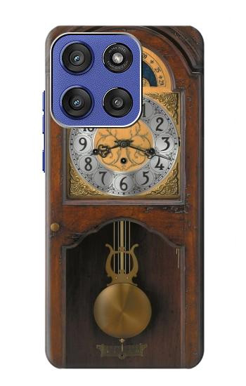 S3173 大きな古時計 Grandfather Clock Antique Wall Clock Motorola Moto G Stylus 5G (2025,2026), Edge 60 Stylus バックケース、フリップケース・カバー