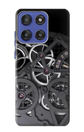 S3176 時計の中 Inside Watch Black Motorola Moto G Stylus 5G (2025,2026), Edge 60 Stylus バックケース、フリップケース・カバー