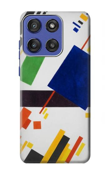 S3343 カジミール・マレーヴィチ最高指揮者作曲 Kazimir Malevich Suprematist Composition Motorola Moto G Stylus 5G (2025,2026), Edge 60 Stylus バックケース、フリップケース・カバー