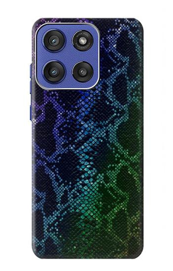 S3366 虹パイソンの皮膚 グラフィックプリント Rainbow Python Skin Graphic Print Motorola Moto G Stylus 5G (2025), Edge 60 Stylus バックケース、フリップケース・カバー