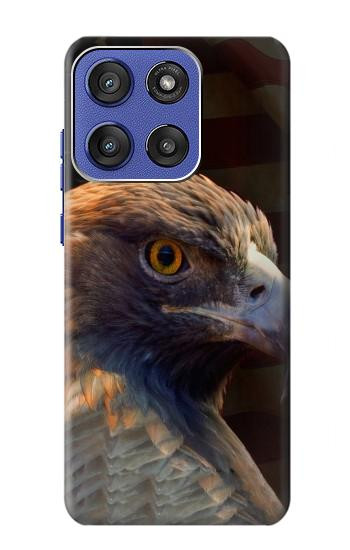 S3376 イーグルアメリカ国旗 Eagle American Flag Motorola Moto G Stylus 5G (2025), Edge 60 Stylus バックケース、フリップケース・カバー