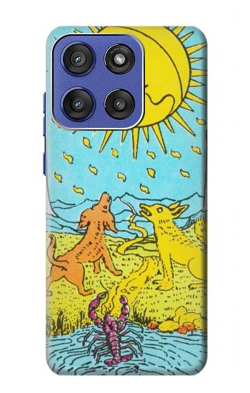 S3435 タロットカード月 Tarot Card Moon Motorola Moto G Stylus 5G (2025,2026), Edge 60 Stylus バックケース、フリップケース・カバー
