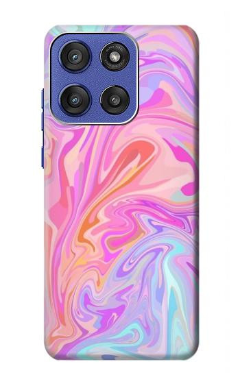 S3444 デジタルアートカラフルな液体 Digital Art Colorful Liquid Motorola Moto G Stylus 5G (2025), Edge 60 Stylus バックケース、フリップケース・カバー