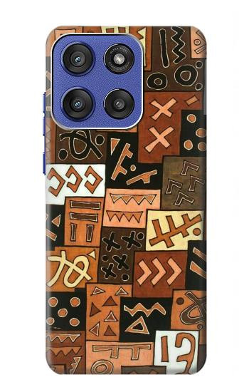 S3460 マリ芸術 Mali Art Pattern Motorola Moto G Stylus 5G (2025), Edge 60 Stylus バックケース、フリップケース・カバー