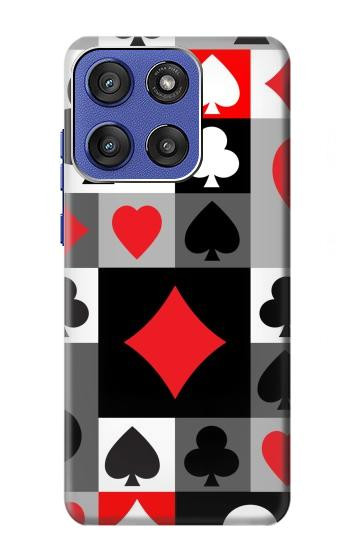 S3463 ポーカーカード Poker Card Suit Motorola Moto G Stylus 5G (2025,2026), Edge 60 Stylus バックケース、フリップケース・カバー