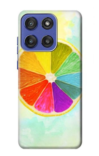 S3493 カラフルなレモン Colorful Lemon Motorola Moto G Stylus 5G (2025,2026), Edge 60 Stylus バックケース、フリップケース・カバー
