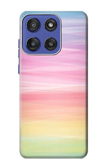 S3507 カラフルな虹 パステル Colorful Rainbow Pastel Motorola Moto G Stylus 5G (2025,2026), Edge 60 Stylus バックケース、フリップケース・カバー