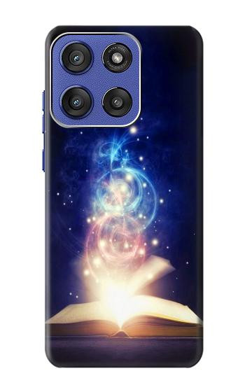 S3554 魔法書 Magic Spell Book Motorola Moto G Stylus 5G (2025), Edge 60 Stylus バックケース、フリップケース・カバー