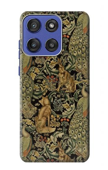 S3661 ウィリアム・モリス・フォレスト・ベルベット William Morris Forest Velvet Motorola Moto G Stylus 5G (2025), Edge 60 Stylus バックケース、フリップケース・カバー