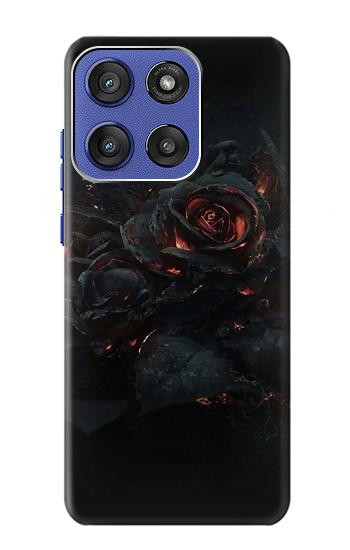 S3672 バーンドローズ Burned Rose Motorola Moto G Stylus 5G (2025), Edge 60 Stylus バックケース、フリップケース・カバー