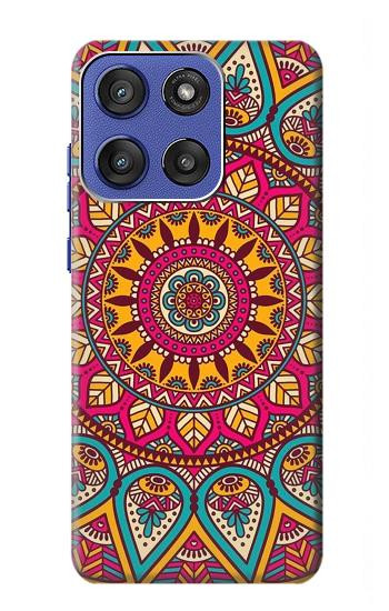 S3694 ヒッピーアートパターン Hippie Art Pattern Motorola Moto G Stylus 5G (2025), Edge 60 Stylus バックケース、フリップケース・カバー