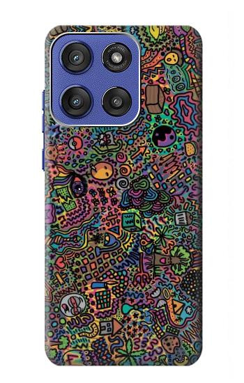 S3815 サイケデリックアート Psychedelic Art Motorola Moto G Stylus 5G (2025,2026), Edge 60 Stylus バックケース、フリップケース・カバー
