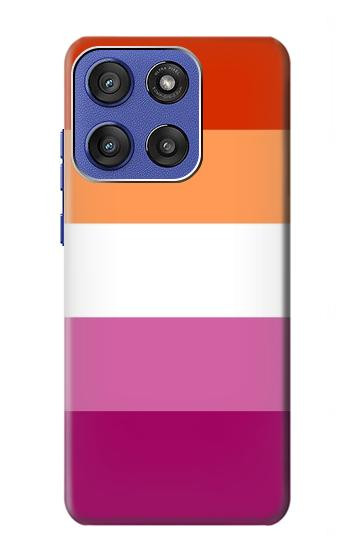 S3887 レズビアンプライドフラッグ Lesbian Pride Flag Motorola Moto G Stylus 5G (2025), Edge 60 Stylus バックケース、フリップケース・カバー